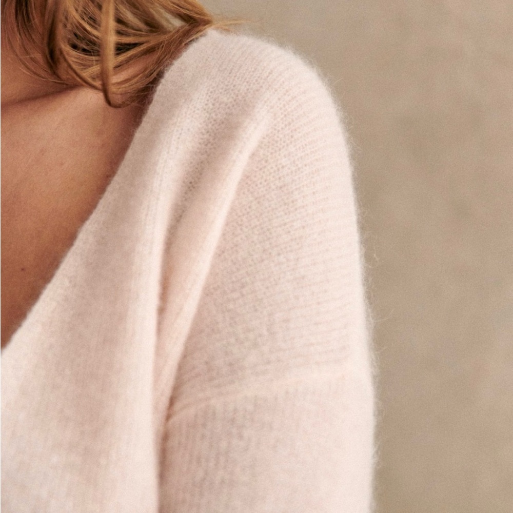 Sézane Barry Cardigan rosy beige - Picture 3 of 3